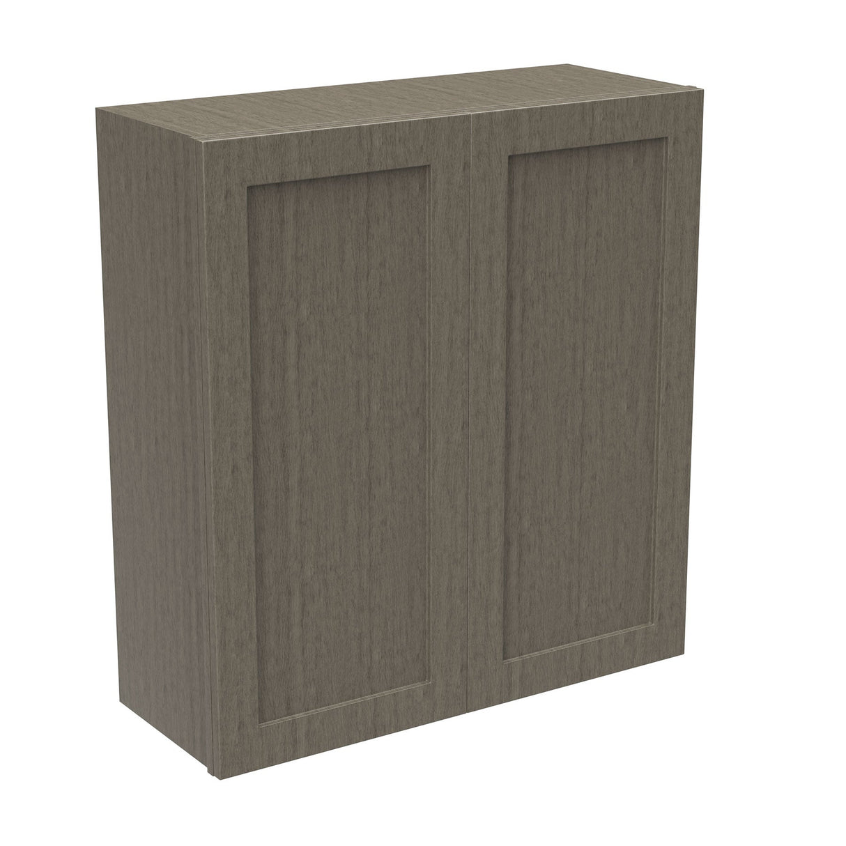 RTA - Elegant Smoky Grey - 36" High Double Door Wall Cabinet | 33"W x 36"H x 12"D