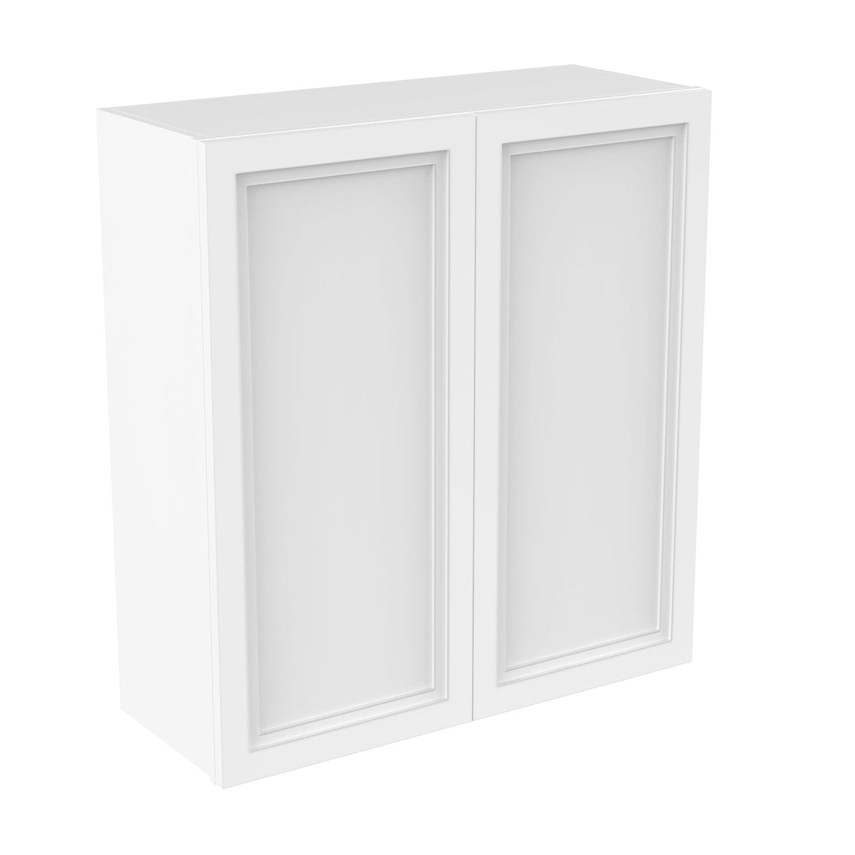 RTA - Fashion White - 36" High Double Door Wall Cabinet | 33"W x 36"H x 12"D