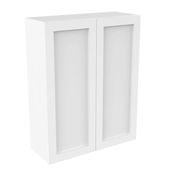 Wall Kitchen Cabinet - 33W x 42H x 12D - Aria White Shaker - RTA