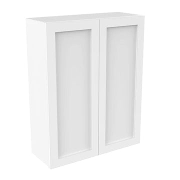 Wall Kitchen Cabinet - 33W x 42H x 12D - Aria White Shaker