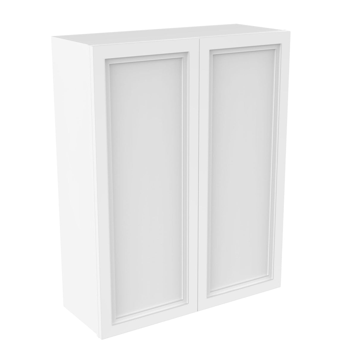 RTA - Fashion White - 42" High Double Door Wall Cabinet | 33"W x 42"H x 12"D
