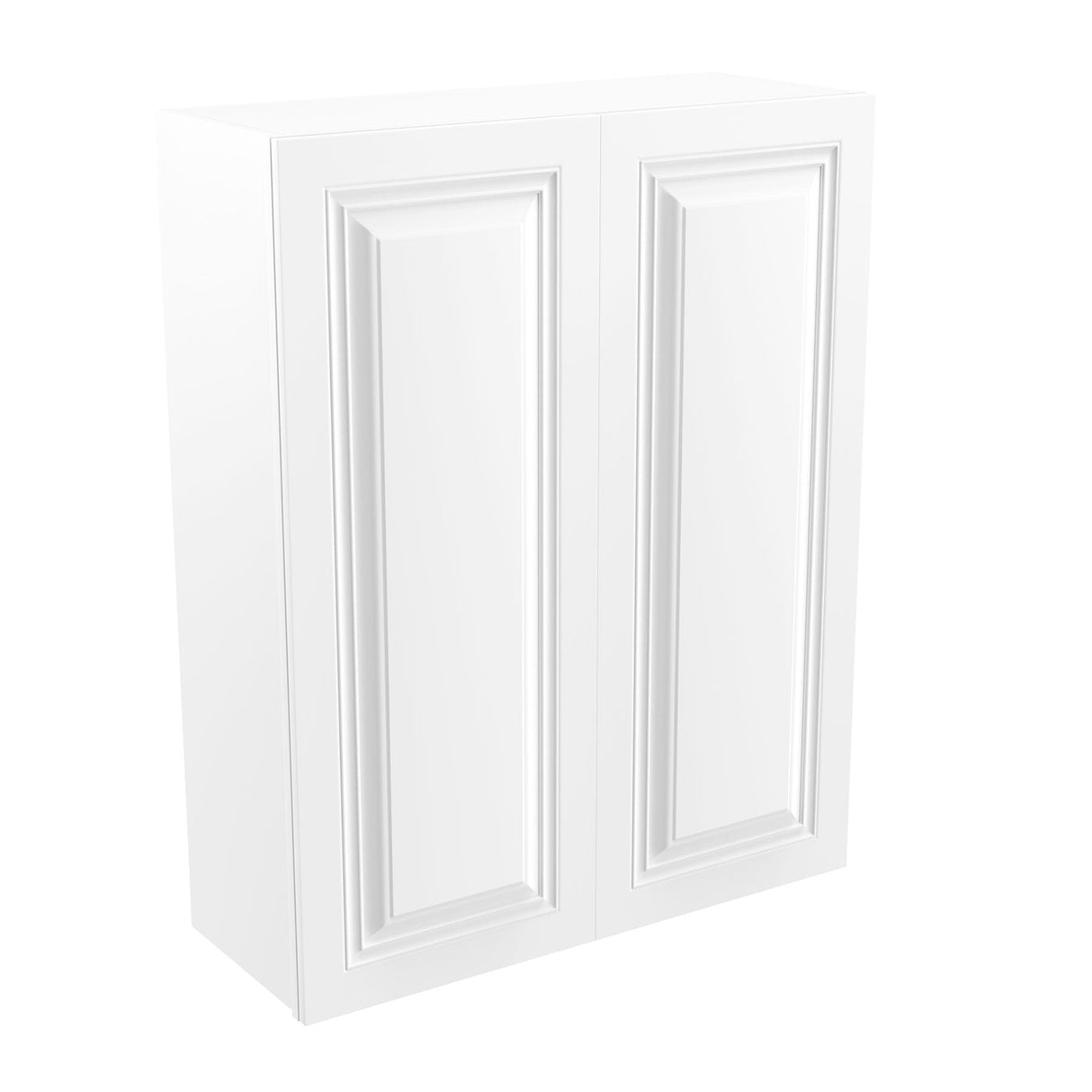 RTA - Park Avenue White - 42" High Double Door Wall Cabinet | 33"W x 42"H x 12"D