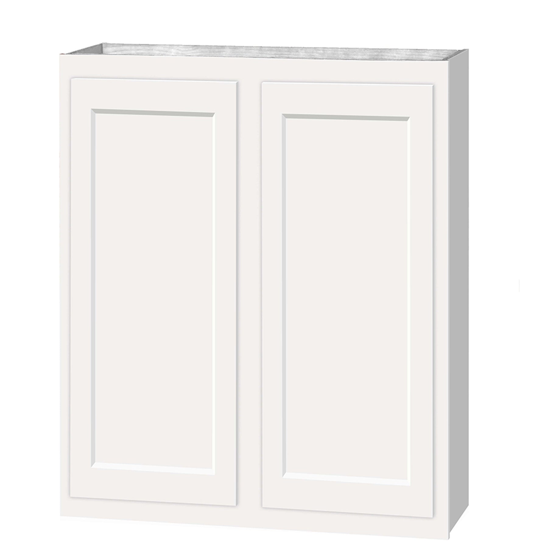 36 inch Wall Cabinets - Dwhite Shaker - 33 Inch W x 36 Inch H x 12 Inch D