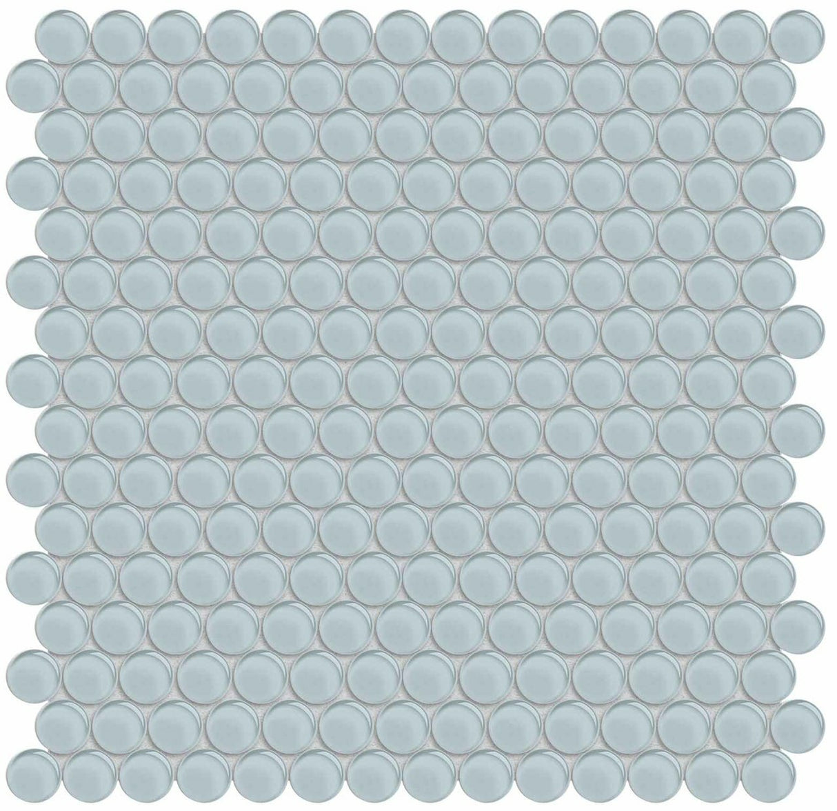 Penny Round Element Skylight Light Colors Glass Mosaic
