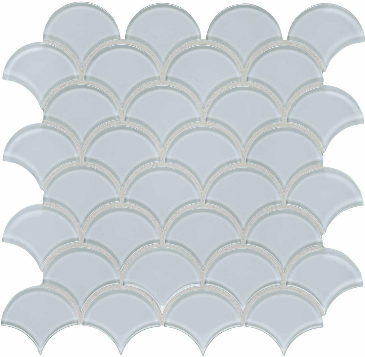 Scallop Element Skylight Light Colors Glass Mosaic