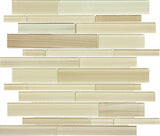 Random Strip Sand Fusion Glass Mosaic