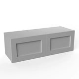 Wall Kitchen Cabinet - 36W x 12H x 12D - Grey Shaker Cabinet