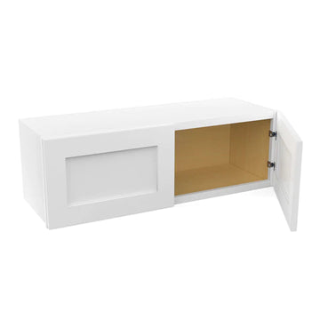 Wall Kitchen Cabinet - 36W x 12H x 12D - Aria White Shaker - RTA