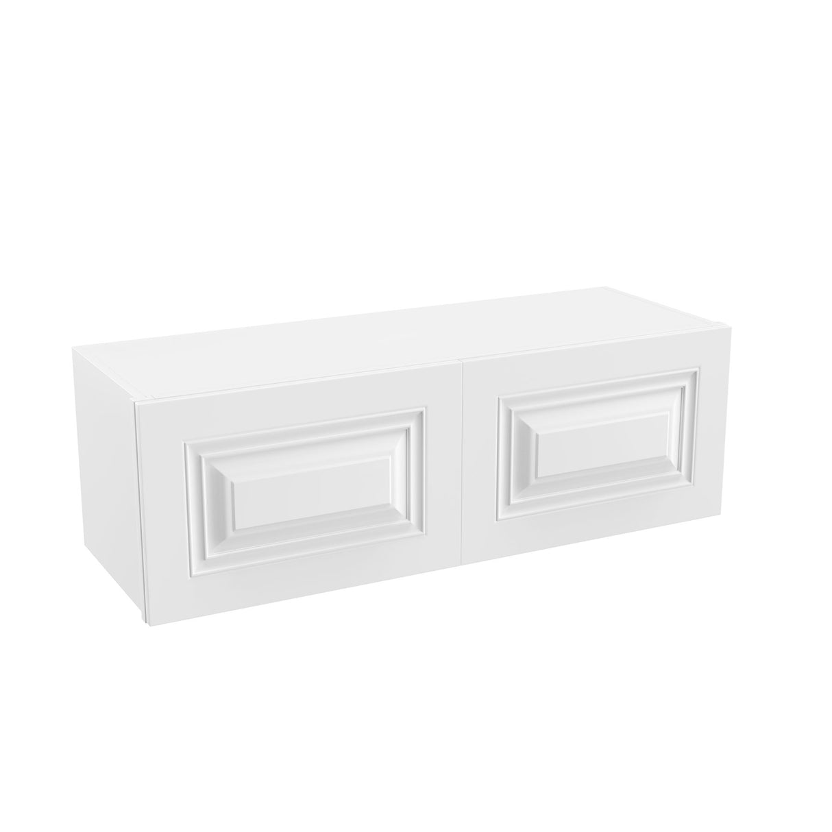 Park Avenue White - Double Door Wall Cabinet | 36"W x 12"H x 12"D