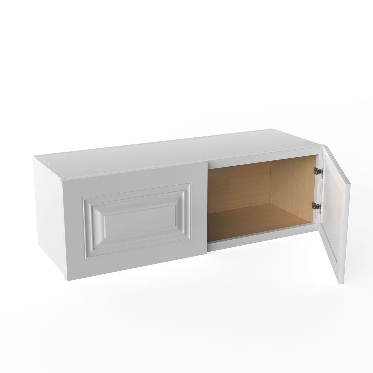 RTA - Park Avenue White - 12"-15" High Wall Cabinet | 36"W x 12"H x 12"D