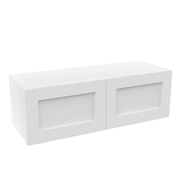 Wall Kitchen Cabinet - 36W x 12H x 24D - Aria White Shaker - RTA