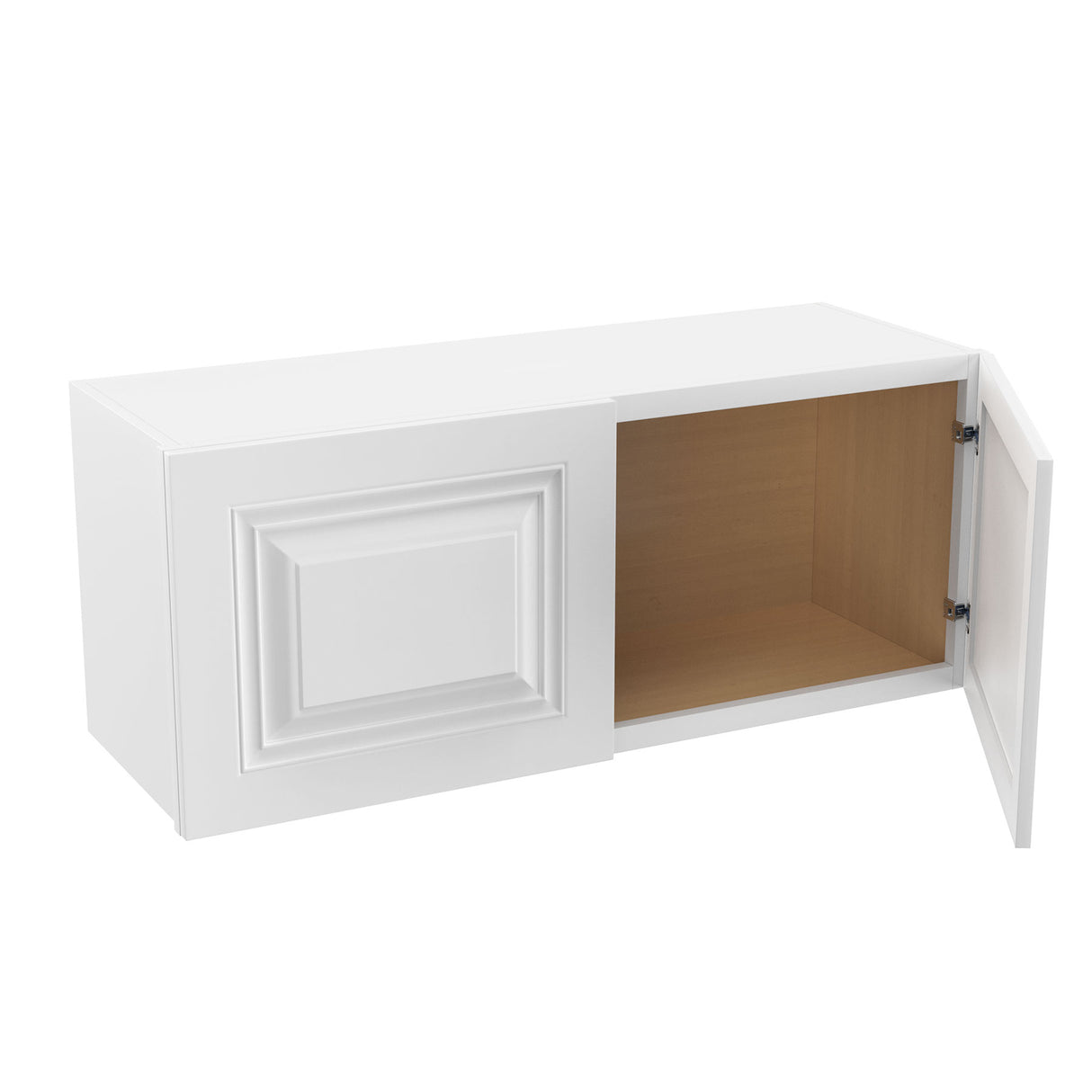 Park Avenue White - Double Door Wall Cabinet | 36"W x 15"H x 12"D