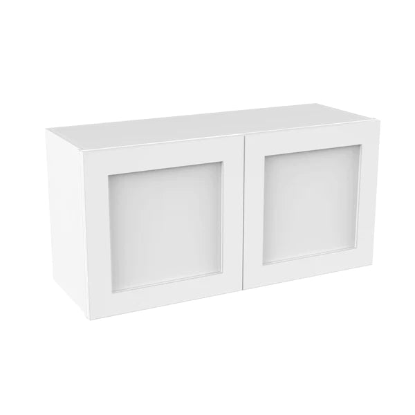 Wall Kitchen Cabinet - 36W x 18H x 12D - Aria White Shaker - RTA