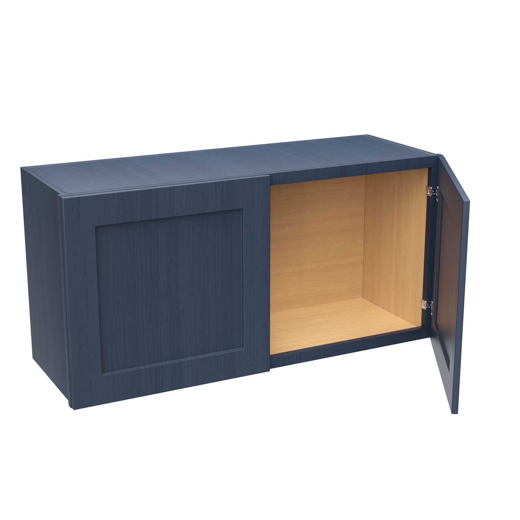 Double Door Wall Cabinet | Elegant Ocean Blue | 36W x 18H x 12D