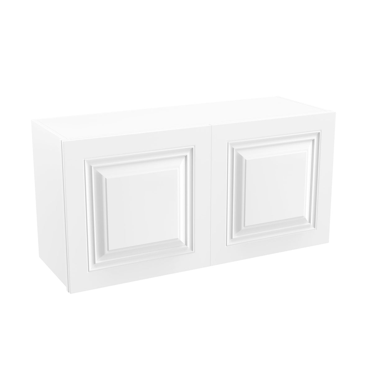 Park Avenue White - Double Door Wall Cabinet | 36"W x 18"H x 12"D