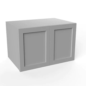Wall Kitchen Cabinet - 36W x 24H x 12D - Grey Shaker Cabinet - RTA