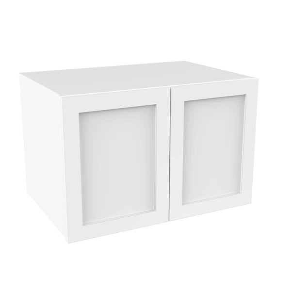 Wall Kitchen Cabinet - 36W x 24H x 12D - Aria White Shaker