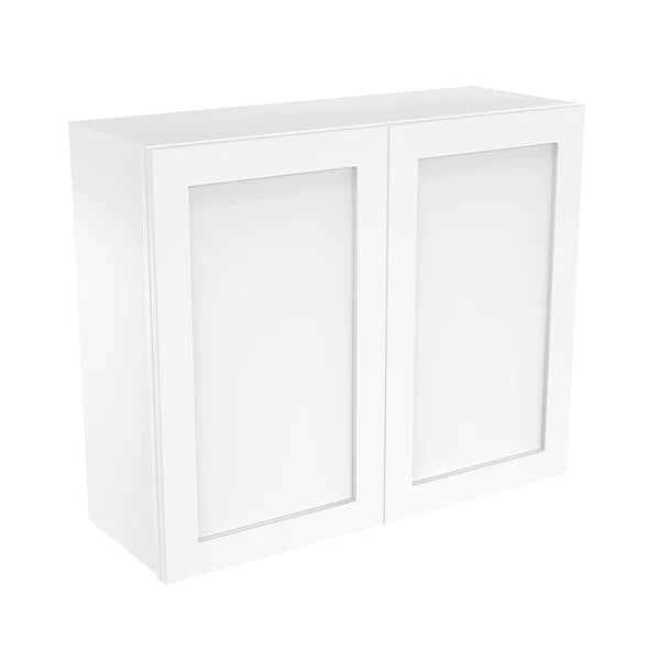 Wall Kitchen Cabinet - 36W x 30H x 12D - Aria White Shaker - RTA