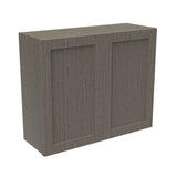 RTA - Elegant Smoky Grey - 30" High Double Door Wall Cabinet | 36"W x 30"H x 12"D