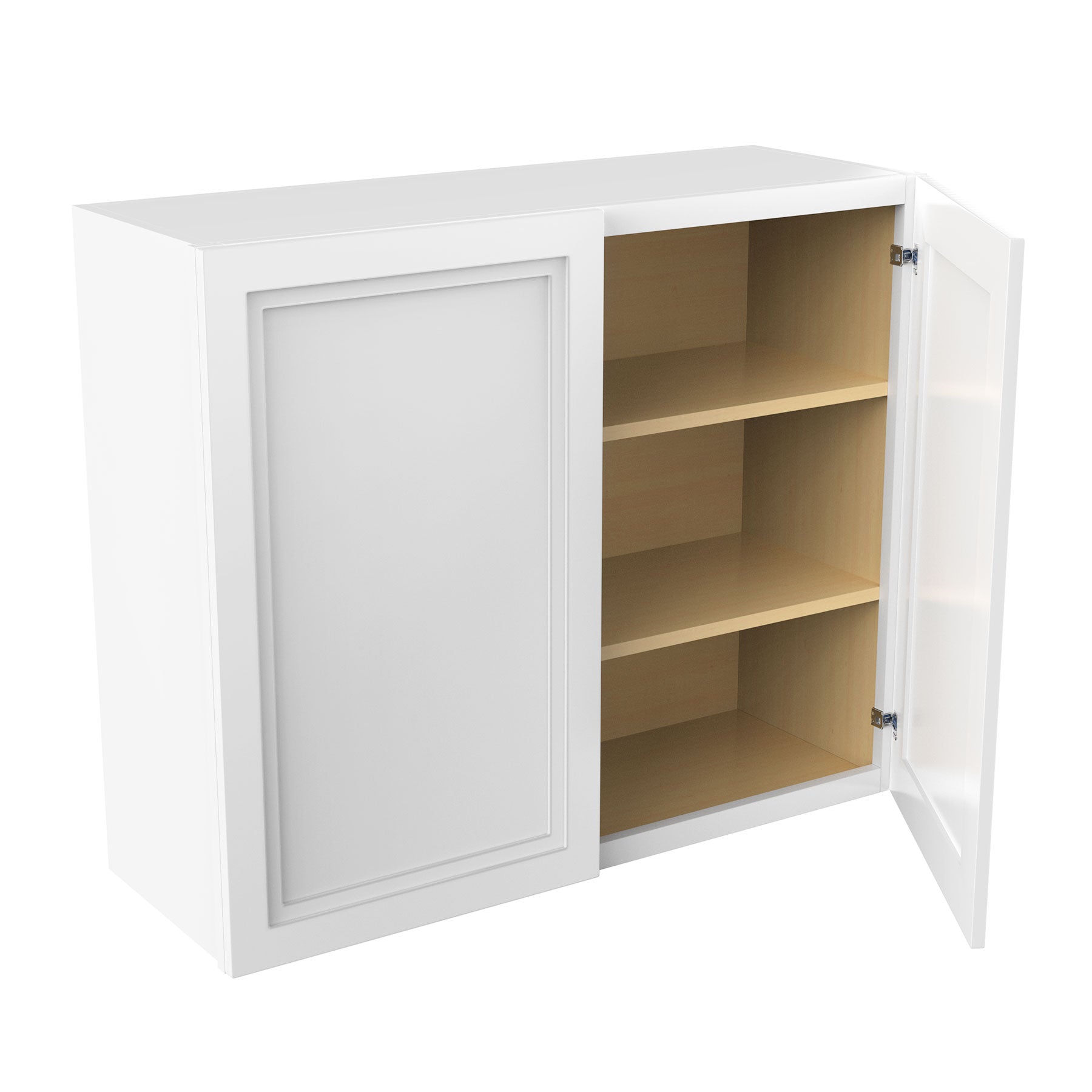 Fashion White - Double Door Wall Cabinet | 36"W x 30"H x 12"D