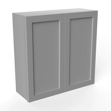 Wall Kitchen Cabinet - 36W x 36H x 12D - Grey Shaker Cabinet - RTA