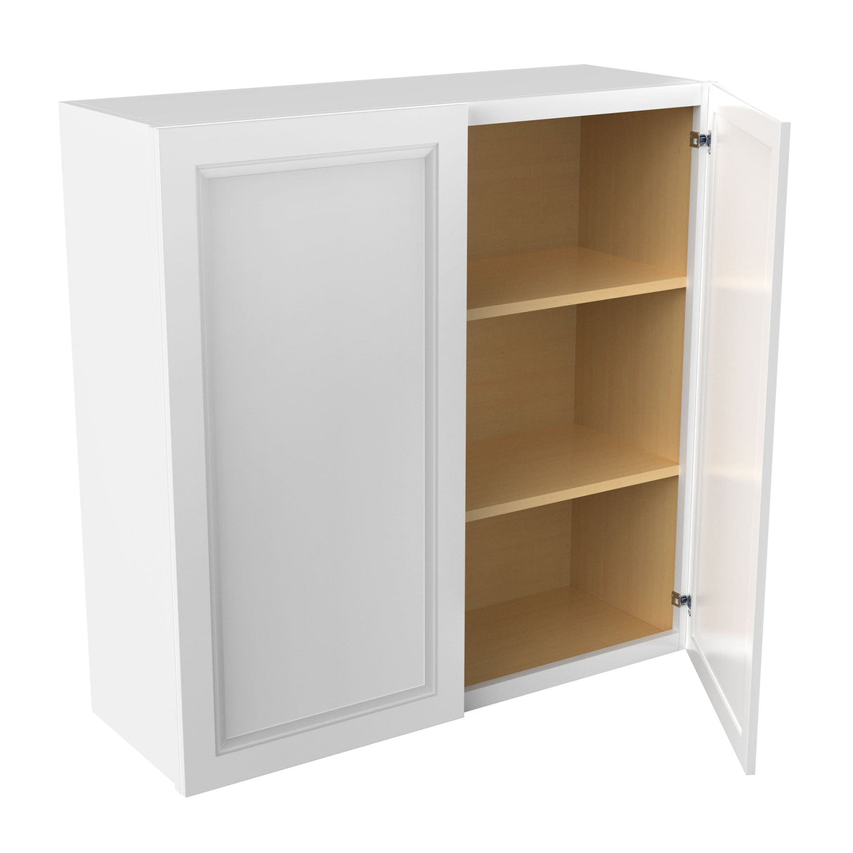 RTA - Richmond White - Double Door Wall Cabinet | 36"W x 36"H x 12"D