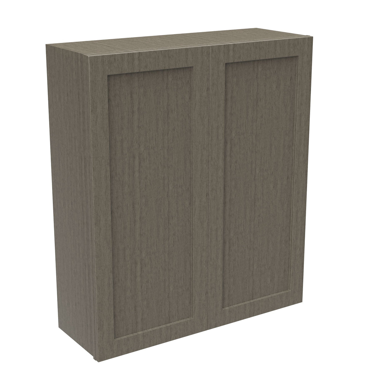 RTA - Elegant Smoky Grey - 42" High Double Door Wall Cabinet | 36"W x 42"H x 12"D