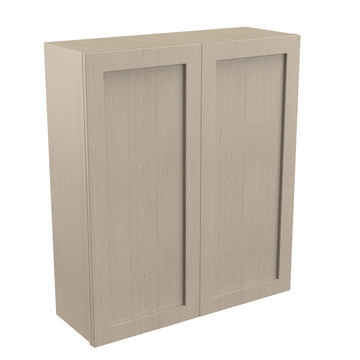 Double Door Wall Cabinet | Elegant Stone| 36W x 42H x 12D