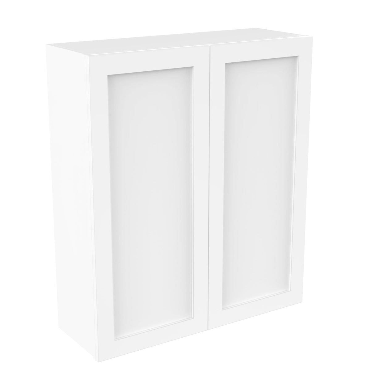 RTA - Elegant White - 42" High Double Door Wall Cabinet | 36"W x 42"H x 12"D