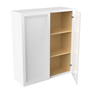 Fashion White - Double Door Wall Cabinet | 36"W x 42"H x 12"D