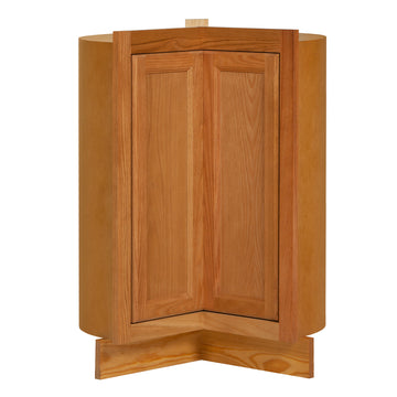 36 inch wide Lazy Susan Corner Cabinet - Chadwood Shaker - 36 Inch W x 34.5 Inch H x 24 Inch D