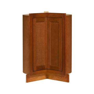 36 inch wide Lazy Susan Corner Cabinet - Glenwood Shaker - 36 Inch W x 34.5 Inch H x 24 Inch D