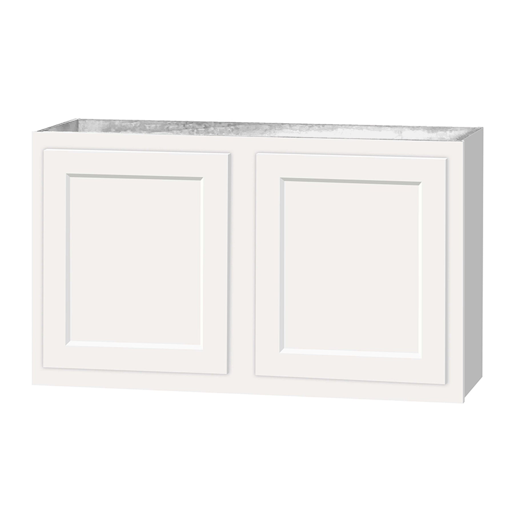 21 inch Wall Cabinets - Dwhite Shaker - 36 Inch W x 21 Inch H x 12 Inch D