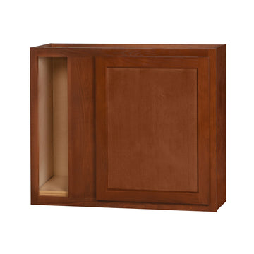 30 inch Wall Corner Cabinet - Single Door - Glenwood Shaker - 36 Inch W x 30 Inch H x 12 Inch D