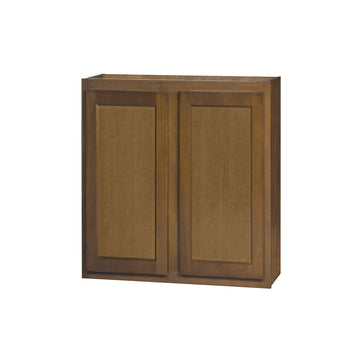 36 inch Wall Cabinets - Warmwood Shaker - 36 Inch W x 36 Inch H x 12 Inch D