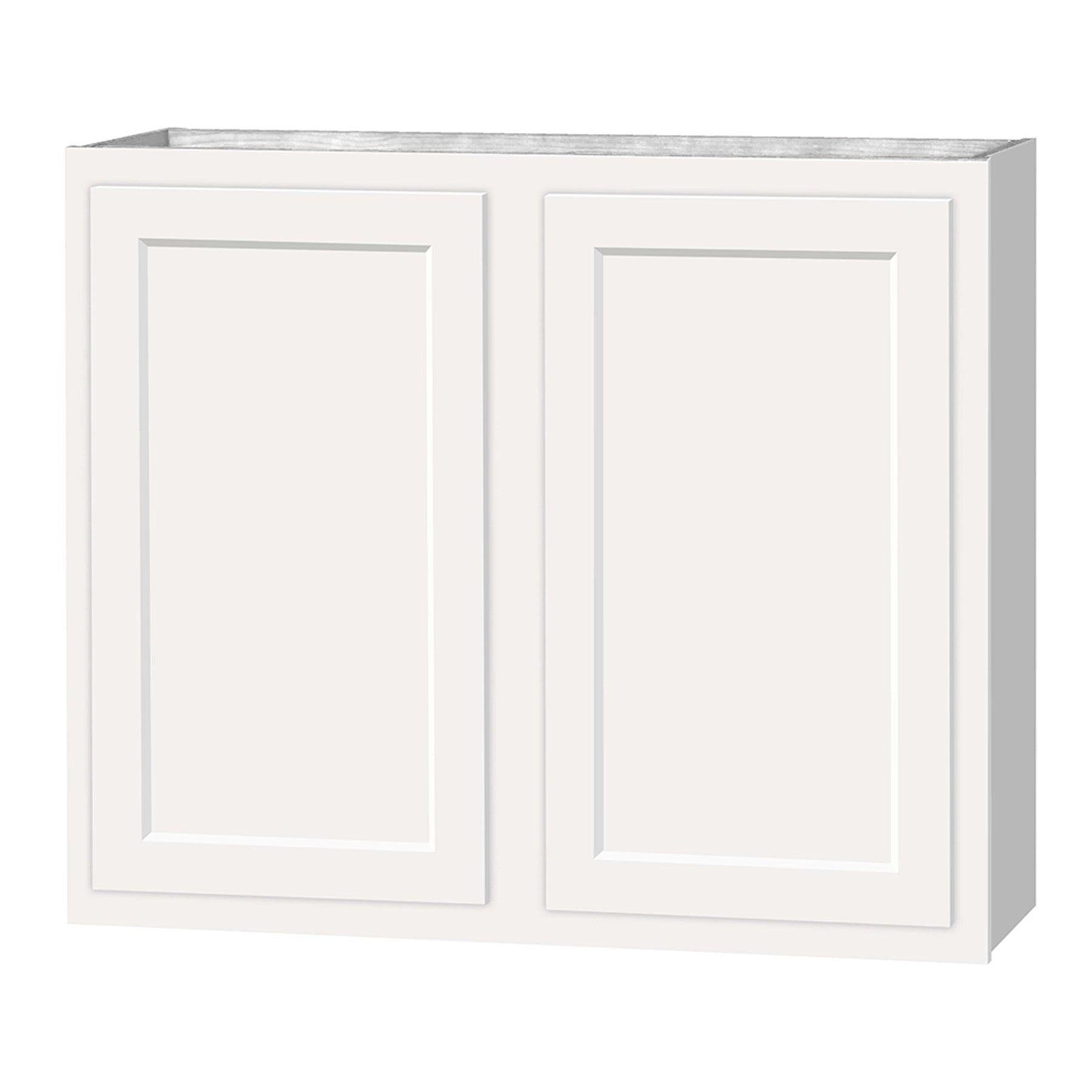 30 inch Wall Cabinets - Dwhite Shaker - 36 Inch W x 30 Inch H x 12 Inch D