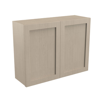 Double Door Wall Cabinet | Elegant Stone| 39W x 30H x 12D