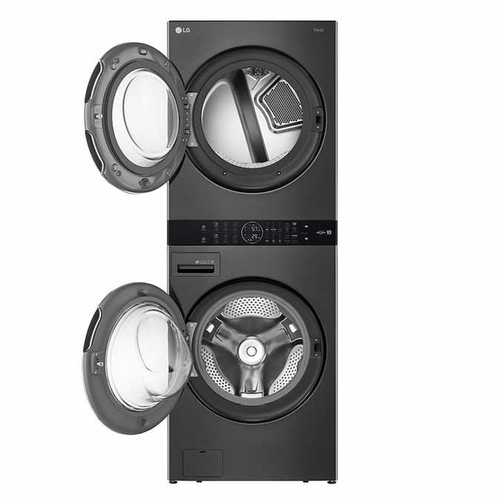 LG Single Unit Front Load LG WashTower with Center Control 4.5 cu. ft. Washer and 7.4 cu. ft. Electric Dryer