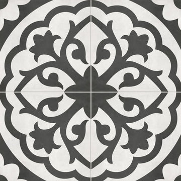 8 x 8 in. Form Monochrome Lotus Matte Pressed Glazed Porcelain Tile