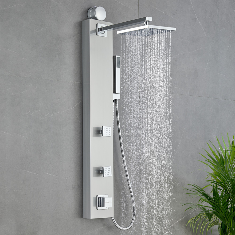 Shower Panel System - Brushed Finish