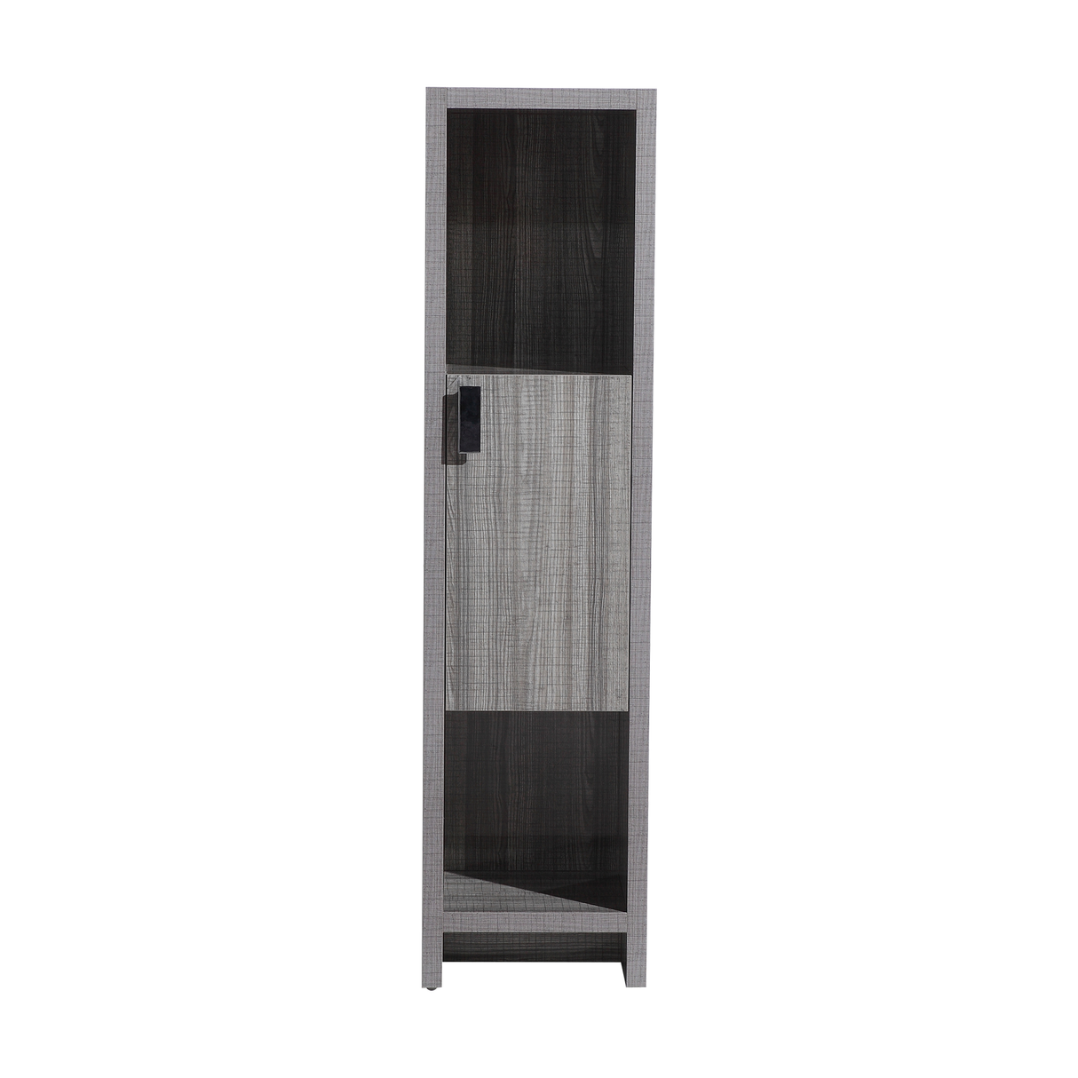 Liyan Elegant Modern Freestanding Bathroom Linen Side Cabinet With Doors & Open Shelves Storage