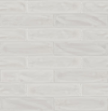 3 x 12 in. Marlow Mist Glossy Pressed Glazed Ceramic Wall Tile