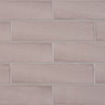 3 x 12 in. Teramoda Petal Pink Glossy Pressed Glazed Ceramic Tile