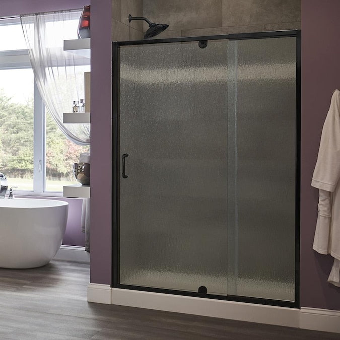 Semi-Framed Sliding Bypass Glass Shower Door - Cove