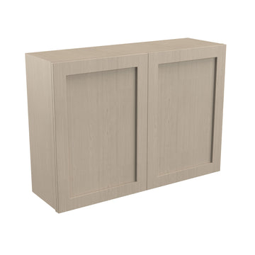 Double Door Wall Cabinet | Elegant Stone| 42W x 30H x 12D