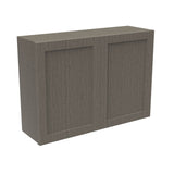 RTA - Elegant Smoky Grey - 30" High Double Door Wall Cabinet | 42"W x 30"H x 12"D