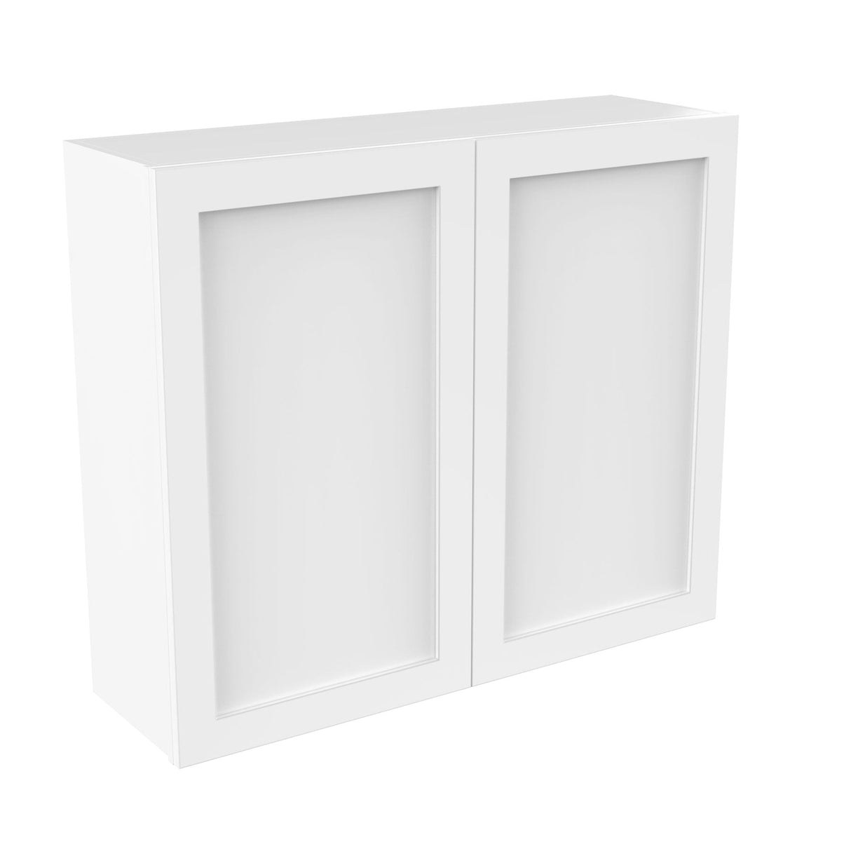 RTA - Elegant White - 36" High Double Door Wall Cabinet | 36"W x 36"H x 12"D