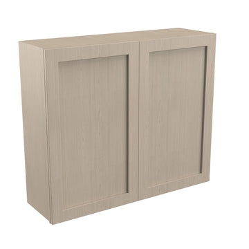 Double Door Wall Cabinet | Elegant Stone| 42W x 36H x 12D