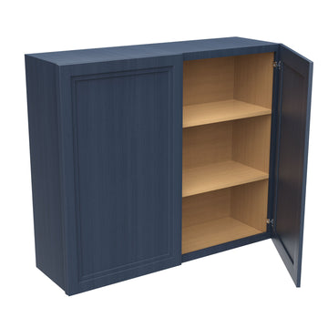 Fashion Ocean Blue - Double Door Wall Cabinet | 42"W x 36"H x 12"D