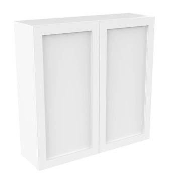 Elegant White - Double Door Wall Cabinet | 42